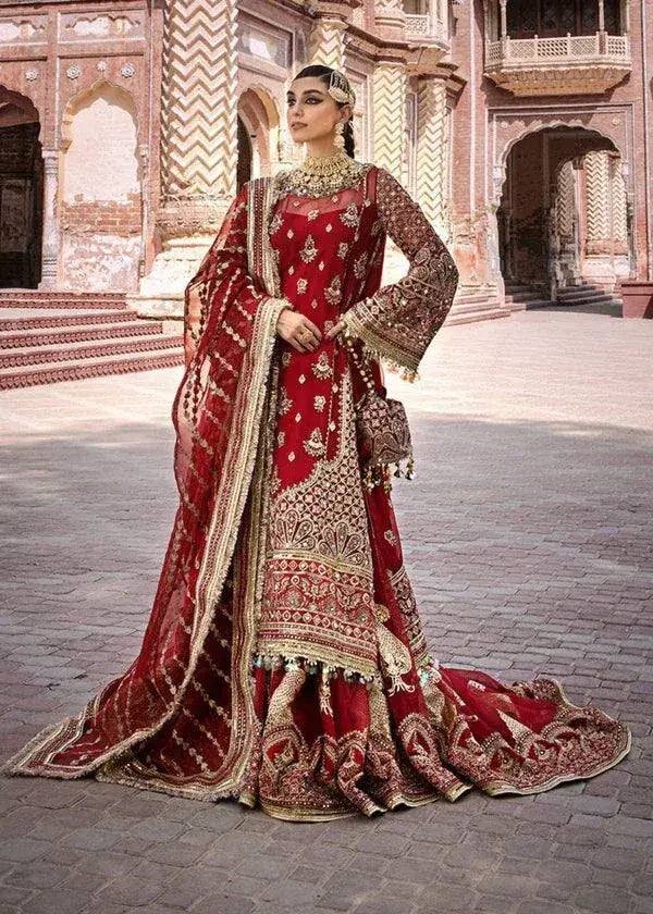 MNR ORGANZA UNSTITCHED EMB SUIT