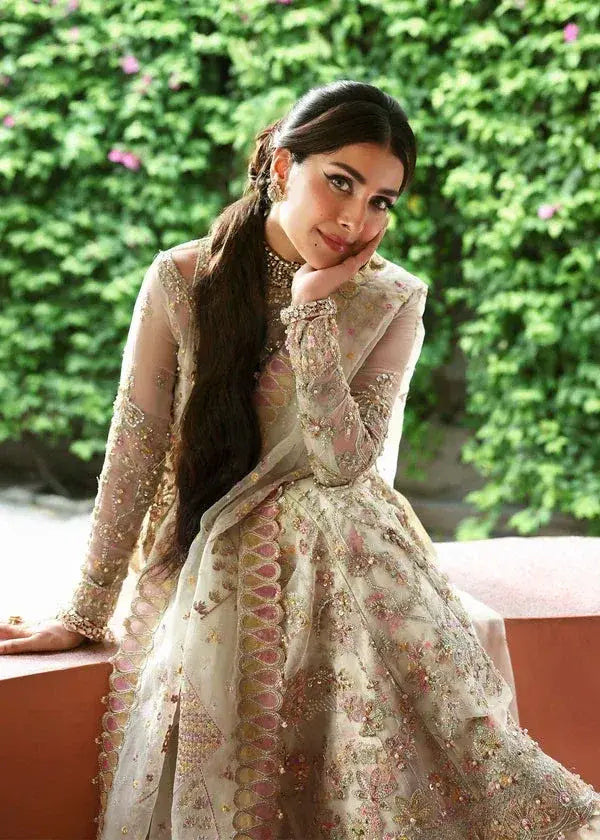 KANWAL MALIK ORGANZA UNSTITCHED EMB CHANDA SUIT