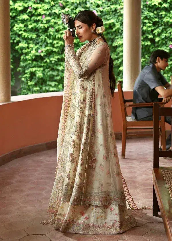 KANWAL MALIK ORGANZA UNSTITCHED EMB CHANDA SUIT