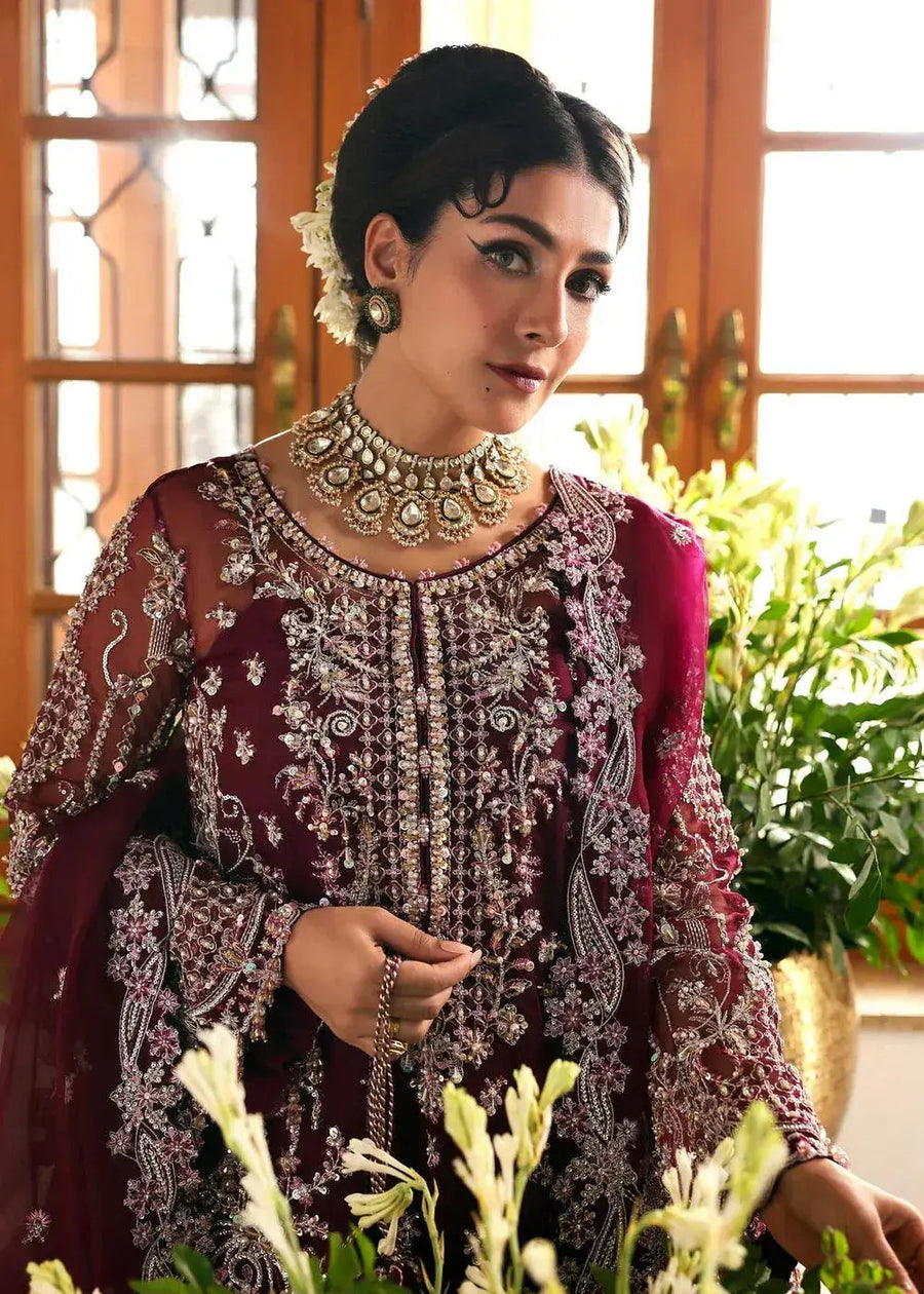 KANWAL MALIK ORGANZA UNSTITCHED EMB SAFIYA SUIT