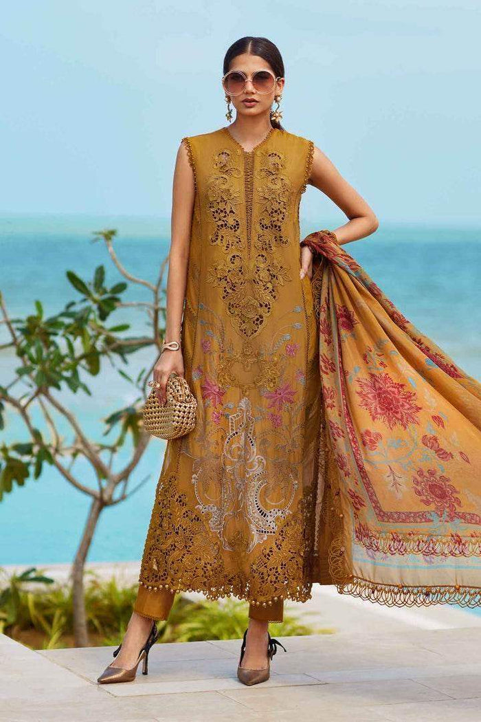 MARIA.B PREMIUM UNSTITCH EMB 3PC EID LAWN-25-06