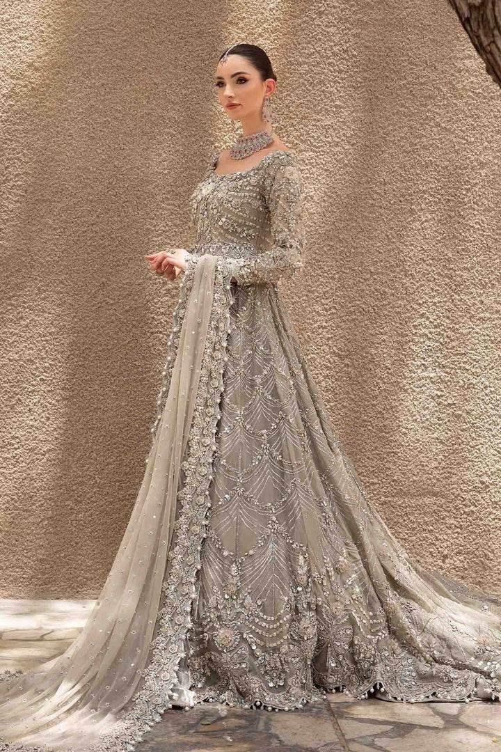 MARIA.B ORGANZA UNSTITCHED EMB MAXI EX-152