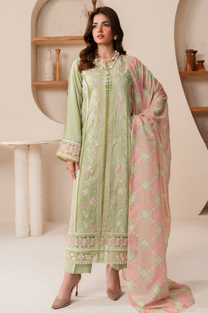 ELAF LAWN LUXURY UNSTITCHED EMB 3PC