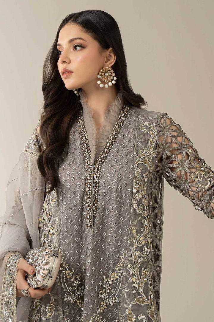 MARIA.B ORGANZA UNSTITCHED EMB SUIT (BDS-30-D6)