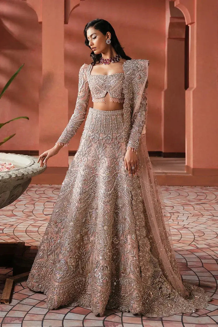 MARYAM HUSSAIN ORGANZA UNSTITCHED EMB CATHERINE SUIT