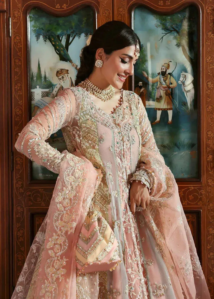 KANWAL MALIK ORGANZA UNSTITCHED EMB MEHAR SUIT