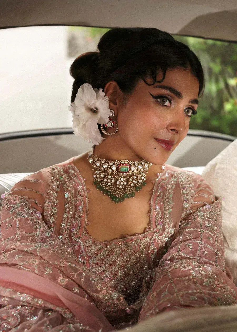 KANWAL MALIK ORGANZA UNSTITCHED EMB SHABNAM SUIT