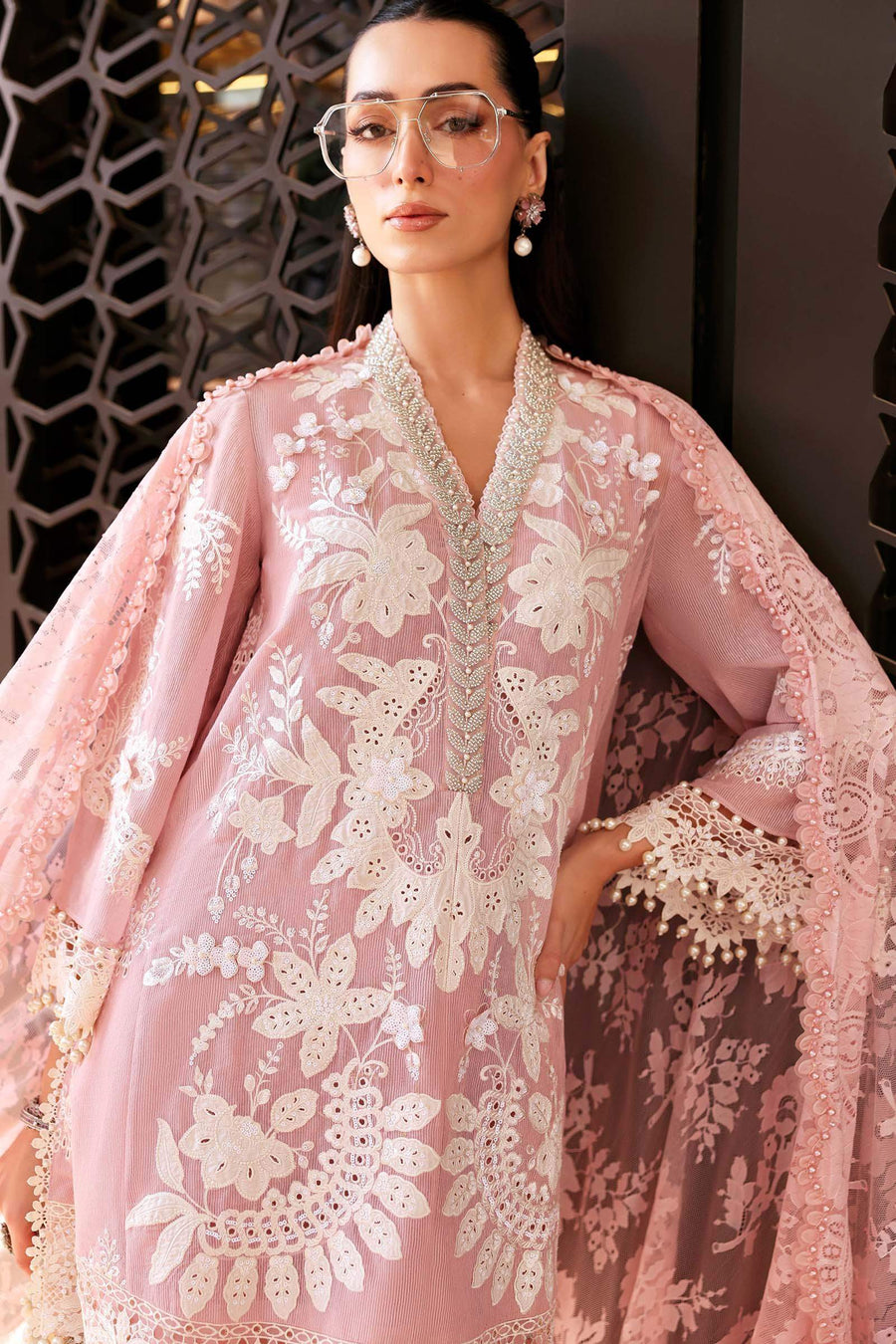 MARIA.B LAWN PREMIUM UNSTITCHED 3-A EMB 3PC