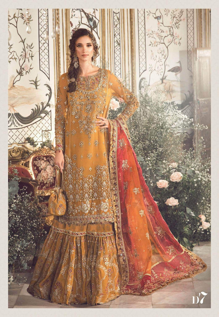 MARIA.B ORGANZA UNSTITCHED EMB SUIT