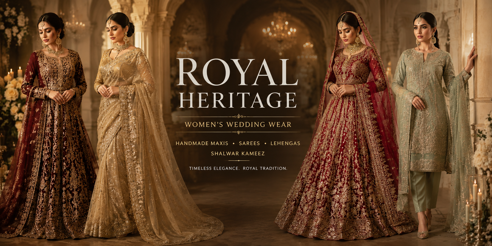 Royal Heritage – Pakistani Women’s Wedding & Festive Wear