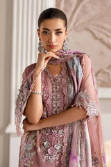 MARIA.B CHIFFON UNSTITCHED EMB D-5 SUIT