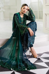 MARIA.B CHIFFON UNSTITCHED EMB D-6 SUIT