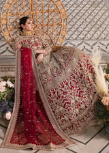 KANWAL MALIK NET UNSTITCHED EMB MAXI