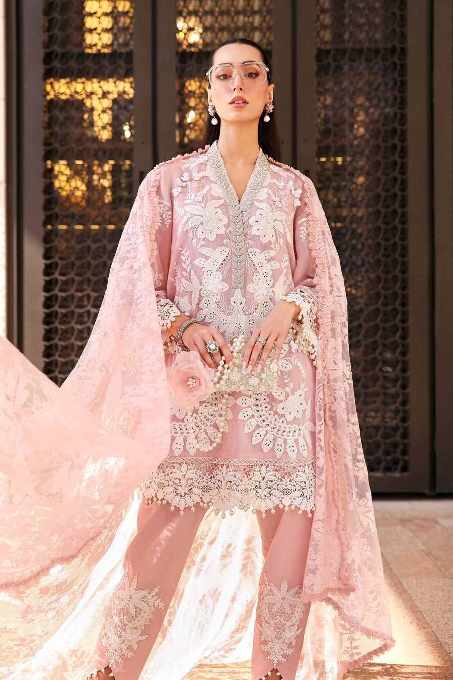 MARIA.B LAWN PREMIUM UNSTITCHED 3-A EMB 3PC