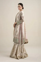 MARIA.B RAW SILK UNSTITCHED EMB SP-06 SUIT