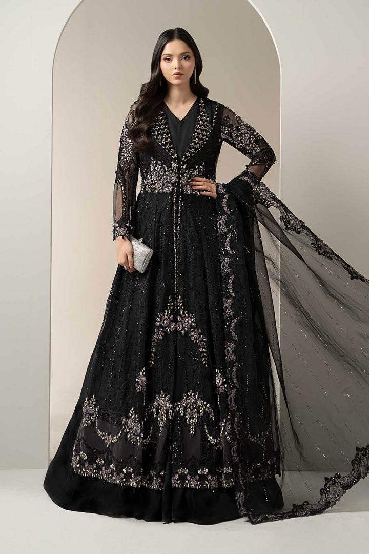 MARIA.B NET UNSTITCHED EMB MAXI BDS-3004