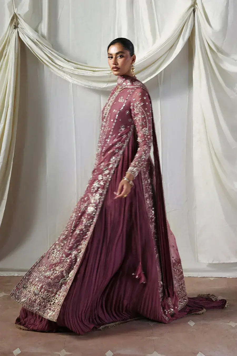 SORAYA ORGANZA UNSTITCHED EMB LUMENE 0-2 MAXI