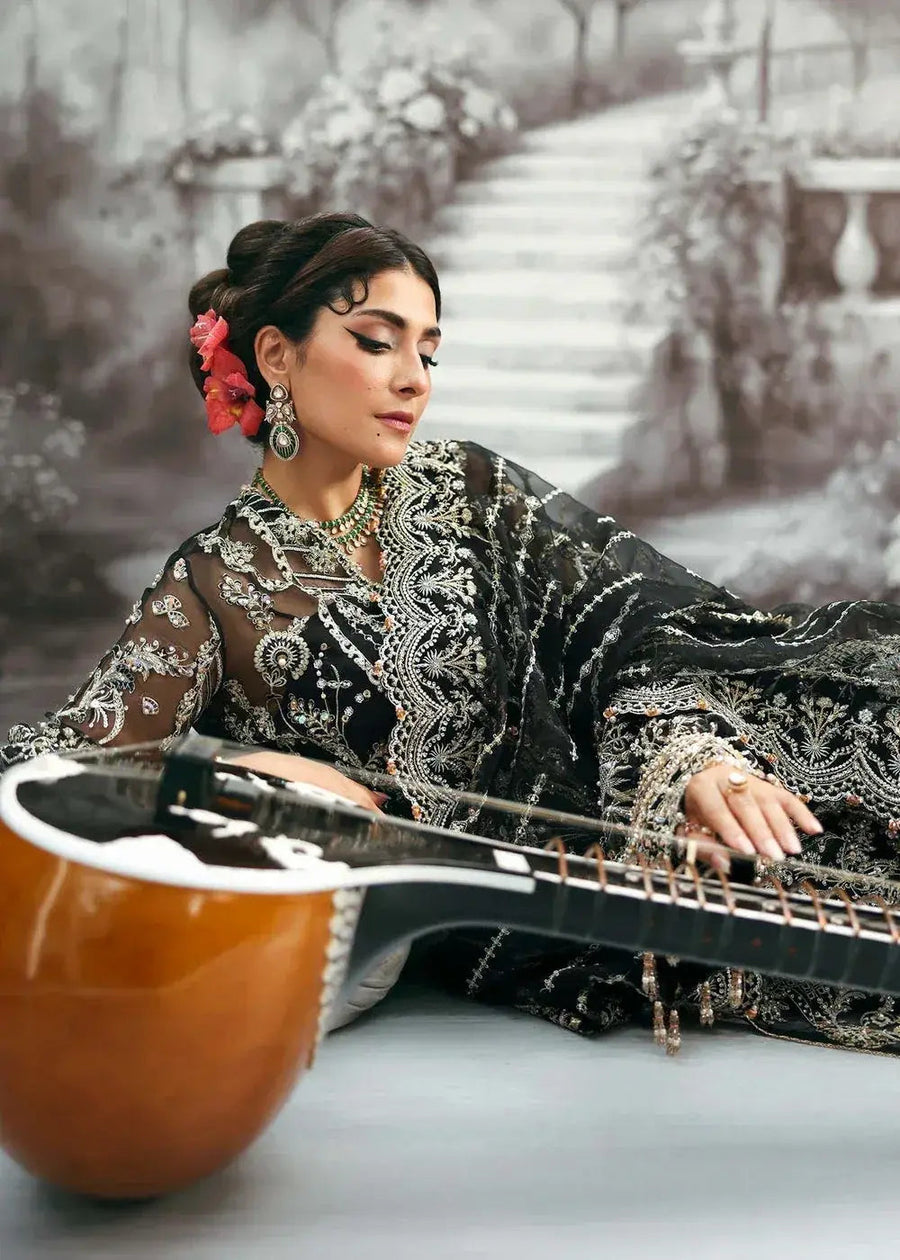 KANWAL MALIK ORGANZA UNSTITCHED EMB HURIYA SUIT