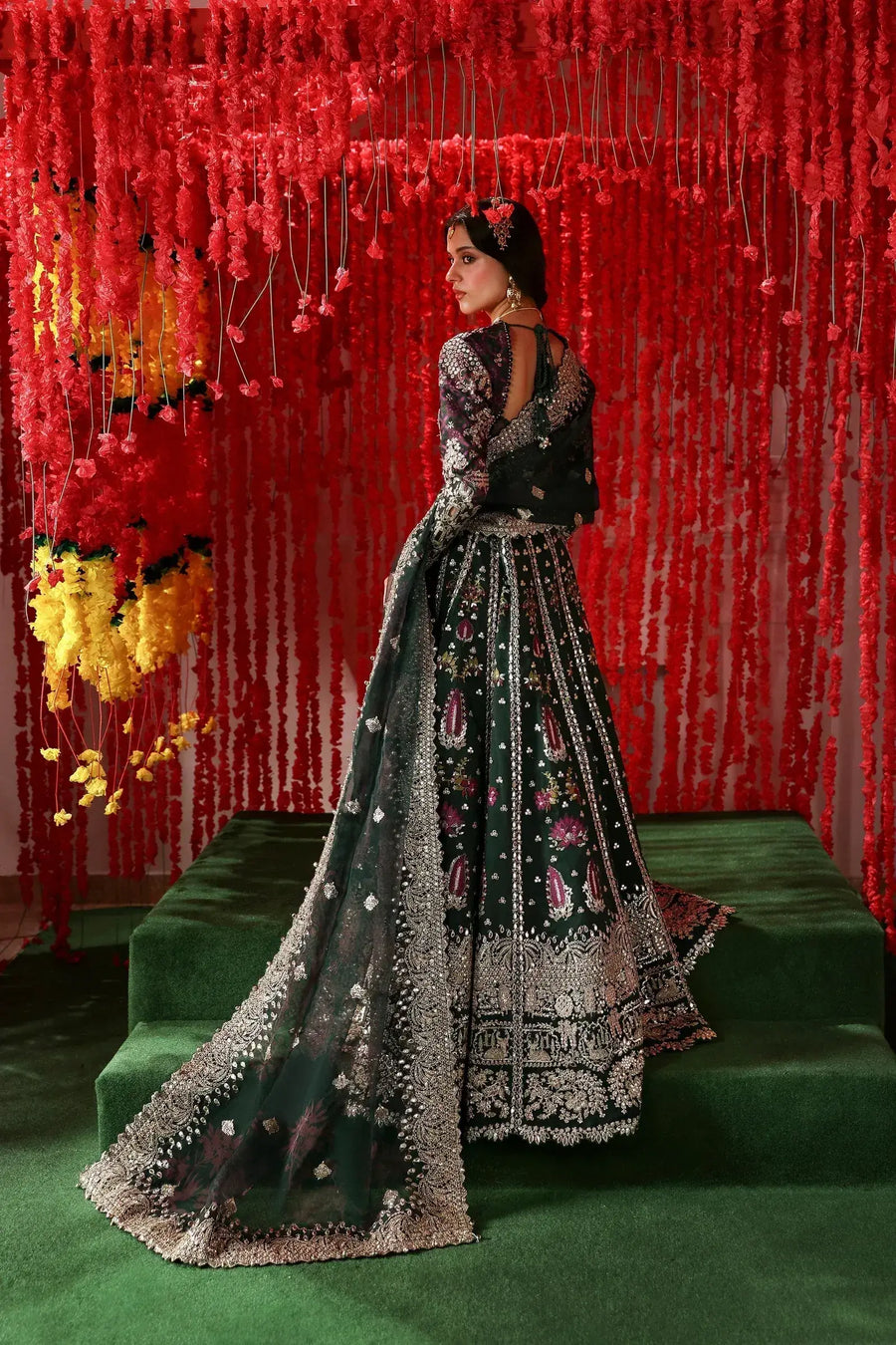 AFROZEH ORGANZA UNSTITCHED EMB AFS-25-01 MAXI