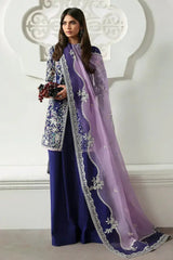 SORAYA ORGANZA UNSTITCHED EMB ALTHEA SUIT
