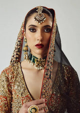 HUSSAIN REHAR ORGANZA UNSTITCHED EMB ZAIB MAXI