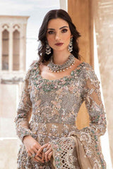 MARIA.B ORGANZA UNSTITCHED EMB MAXI EX-151