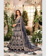 MARIA.B ORGANZA UNSTITCHED EMB MAXI
