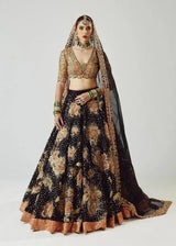HUSSAIN REHAR ORGANZA UNSTITCHED EMB ZAIB MAXI