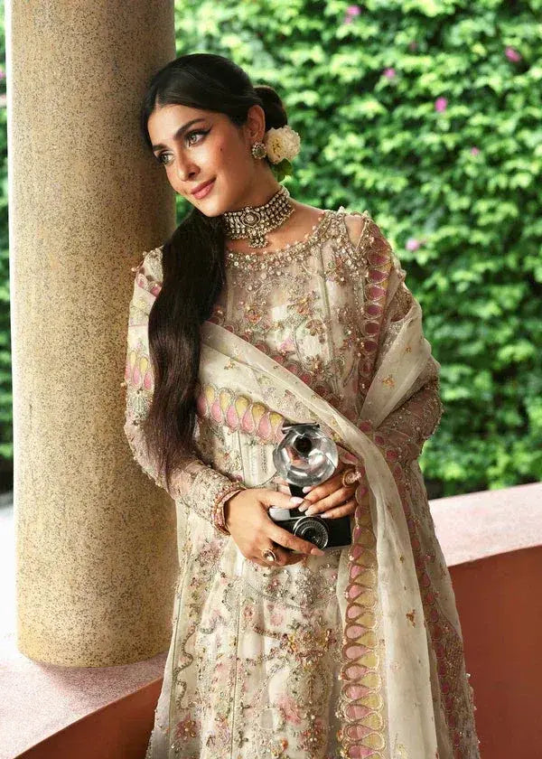 KANWAL MALIK ORGANZA UNSTITCHED EMB CHANDA SUIT