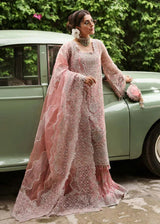 KANWAL MALIK ORGANZA UNSTITCHED EMB SHABNAM SUIT