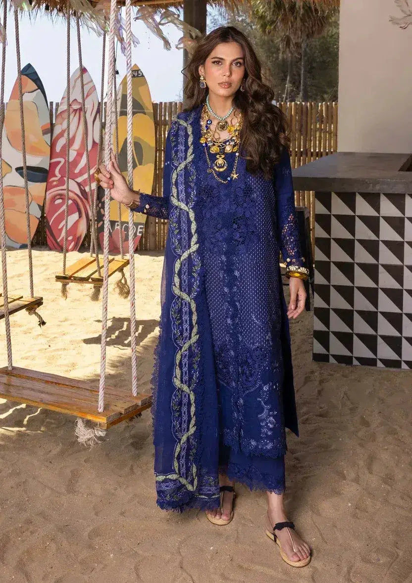 SAIRA SHAKIRA LAWN PREMIUM UNSTITCHED EMB LEYLA-B 3PC