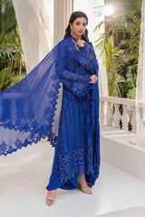 MARIA.B CHIFFON UNSTITCHED EMB D-3 SUIT