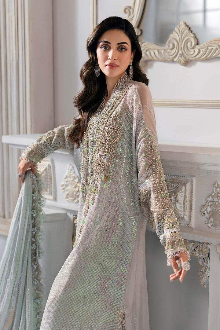 MARIA.B CHIFFON UNSTITCHED EMB SUIT (BD-30-D5)