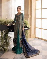 CHARIZMA CHIFFON UNSTITCHED EMB SUIT