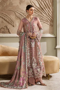 MARIA.B CHIFFON UNSTITCHED EMB D-5 SUIT