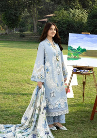 ELAF LAWN LUXURY UNSTITCHED EMB 3PC