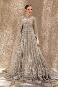 MARIA.B ORGANZA UNSTITCHED EMB MAXI EX-152