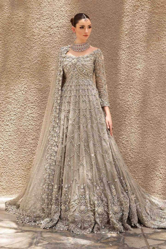 MARIA.B ORGANZA UNSTITCHED EMB MAXI EX-152