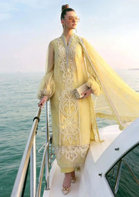 MARIA.B LAWN PREMIUM UNSTITCHED 4-A EMB 3PC
