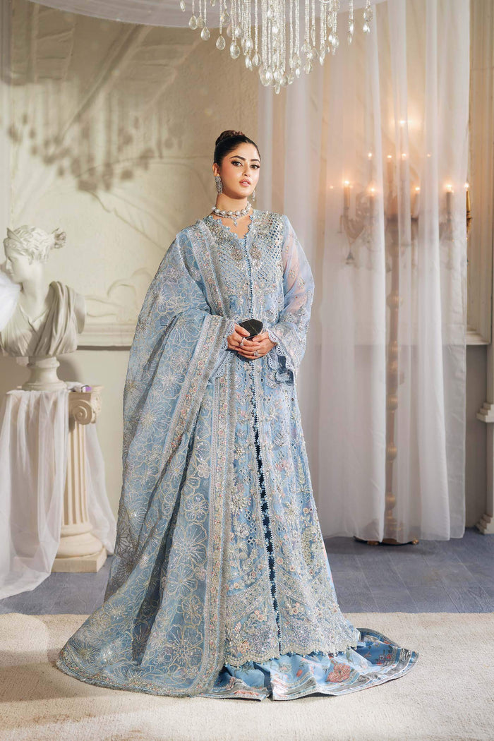 MARYAM HUSSAIN ORGANZA UNSTITCHED EMB ZURI SUIT