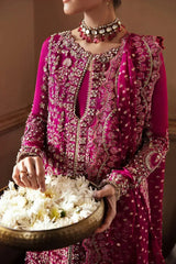 SORAYA ORGANZA UNSTITCHED EMB RAIZEL SUIT