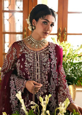 KANWAL MALIK ORGANZA UNSTITCHED EMB SAFIYA SUIT