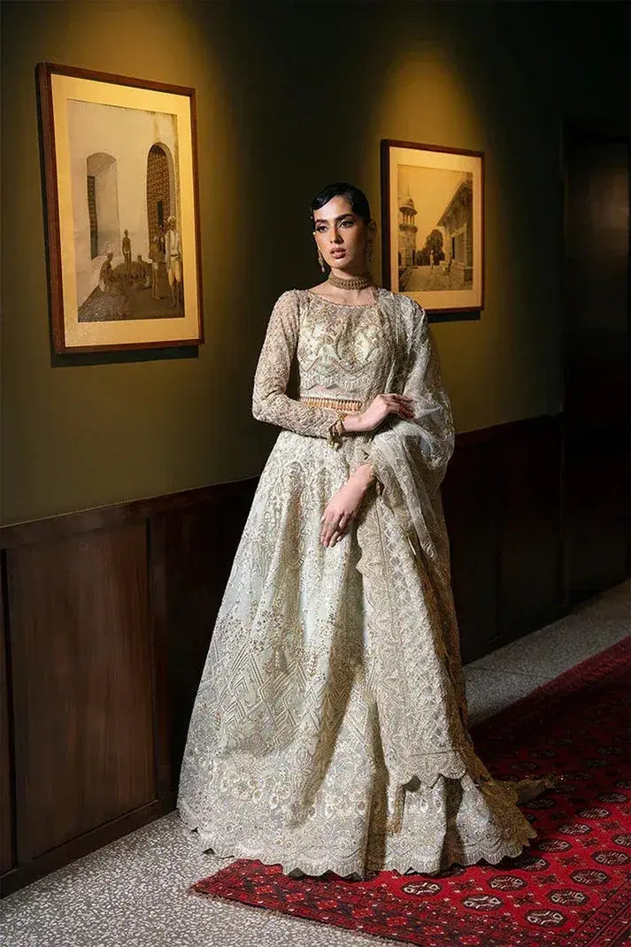 SAIRA RIZWAN ORGANZA UNSTITCHED EMB SRF-D-2 MAXI