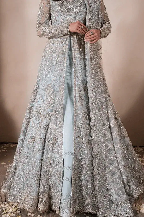 SORAYA ORGANZA UNSTITCHED EMB MAXI