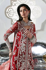 SORAYA ORGANZA UNSTITCHED EMB SOLARA SUIT