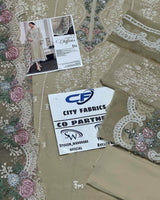 MARIA.B CHIFFON UNSTITCHED EMB SUIT