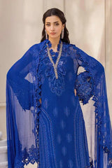 MARIA.B CHIFFON UNSTITCHED EMB D-3 SUIT