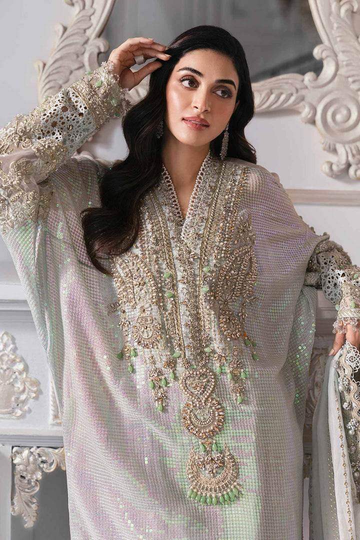 MARIA.B CHIFFON UNSTITCHED EMB SUIT (BD-30-D5)