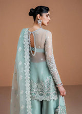 KANWAL MALIK ORGANZA UNSTITCHED EMB VANIA SUIT