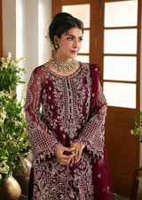 KANWAL MALIK ORGANZA UNSTITCHED EMB SAFIYA SUIT